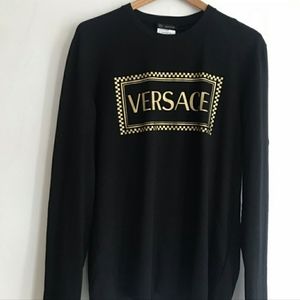 Versace classic 90’s style logo long sleeve